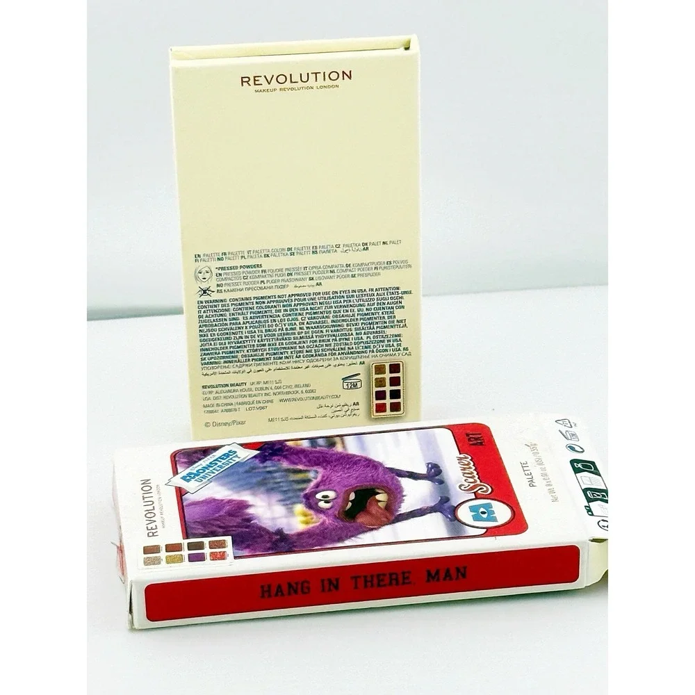 Makeup Revolution Monsters University Scarer Art Eyeshadow Palette. New In Box